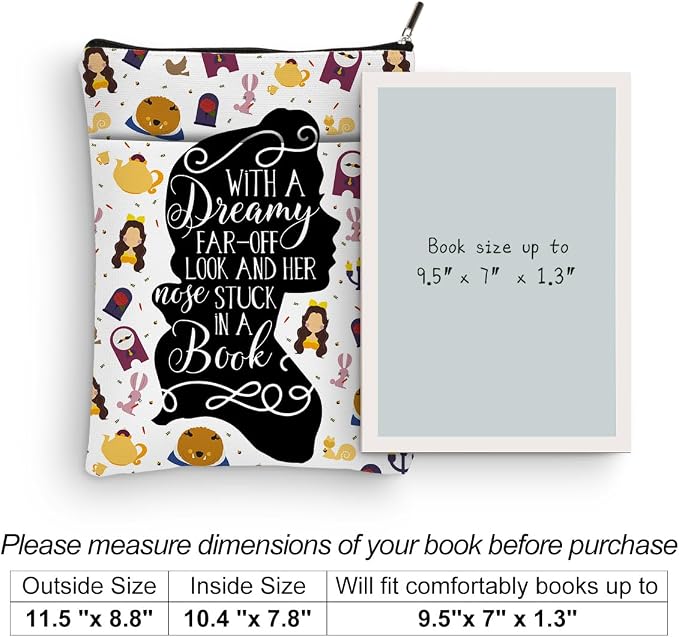 Book Sleeve for Book Lovers, Book Cover for Paperbacks Hardcover