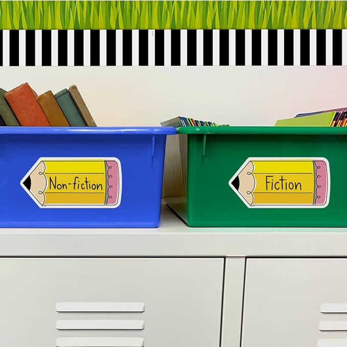 CTP Doodle Pencil 6" Cut-Outs Learning Décor Accents for Classroom (Creative Teaching Press 10681)