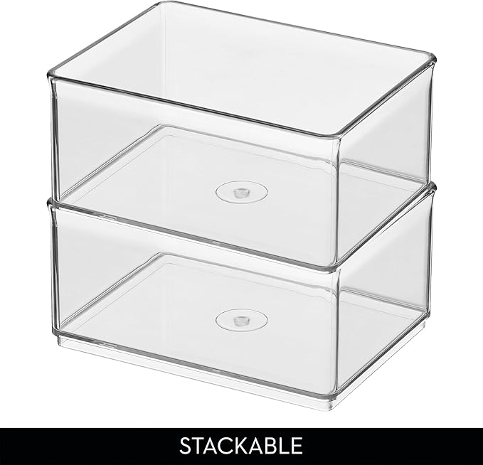 The Home Edit by iDesign Medium Shallow Organizer Bin - Clear
