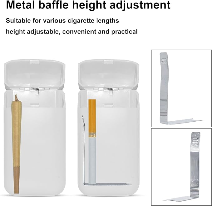 Extra Large Pre-Roll Paper Storage, Simple White Box, 110MM Large Capacity