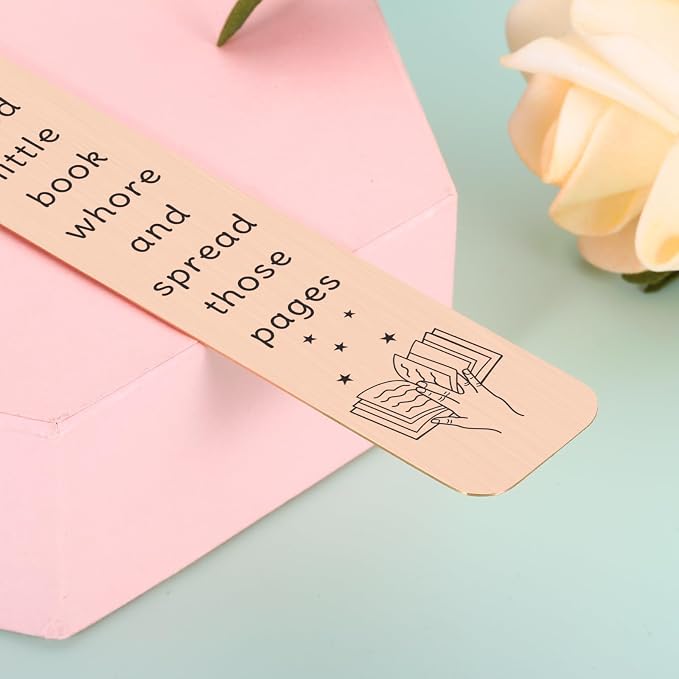 Metal Book Marks for Reading Women - Cute Bookmark for Women Smut Bookmarks for Book Lover Spicy Reading Gifts for Girls Bookworm Gifts for Friends Spicy Reader