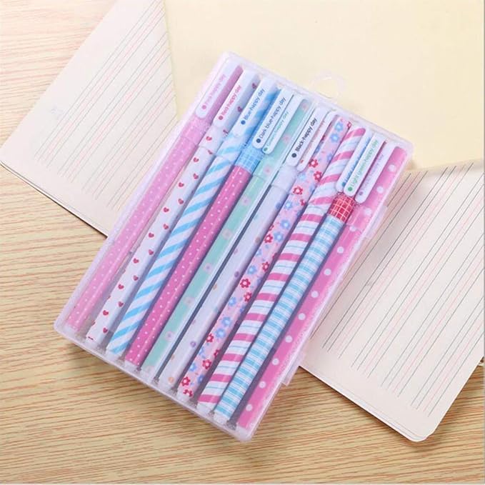 sencoo 10 pack Cute Colorful Journal Pen Multi Colors Colorful Gel Ink Pens 0.5mm MultiColored Roller Ball Fine Point Pens for Bullet Journal Planner Writing Notes Office School Supplies