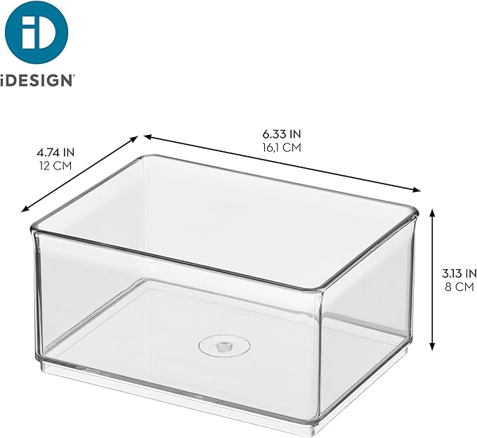 The Home Edit by iDesign Medium Shallow Organizer Bin - Clear