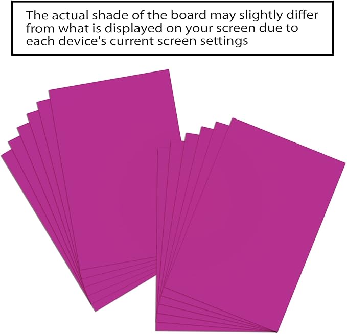 BAZIC Products Poster Board Fluorescent Purple 22" x 28" 25 Sheets