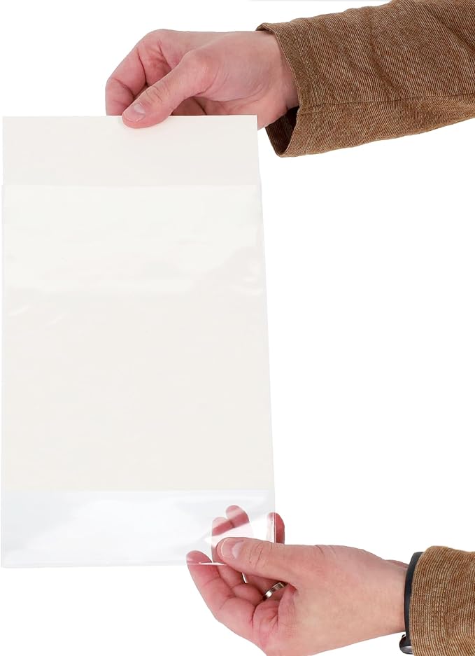 BCW Comic Book Protection Combo: 200 Modern Bags + 200 Backing Boards | Ultimate Safeguard for Comics | Plastic Protectors and Backer Boards