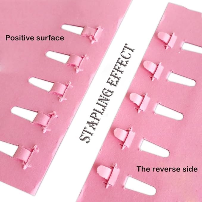 Desk Stapler Needle-Free Stapler Portable Small Stapler Desk Accessory Nail 5 Pages Suitable for Student Office Or School Desk School Supplies (Color : B)