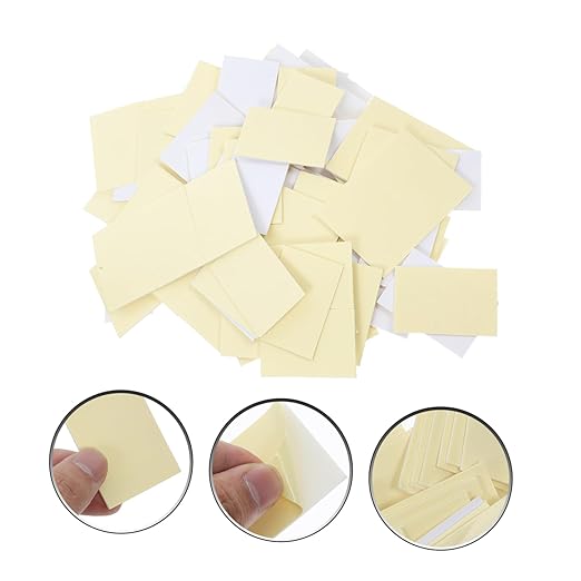 ABOOFAN Heavy Duty Double Sided Tape Strong Adhesive Pads for Mounting 100pcs Square Stickers for Wall Mirror and Hooks Thick Foam Double Side Sticky Tape