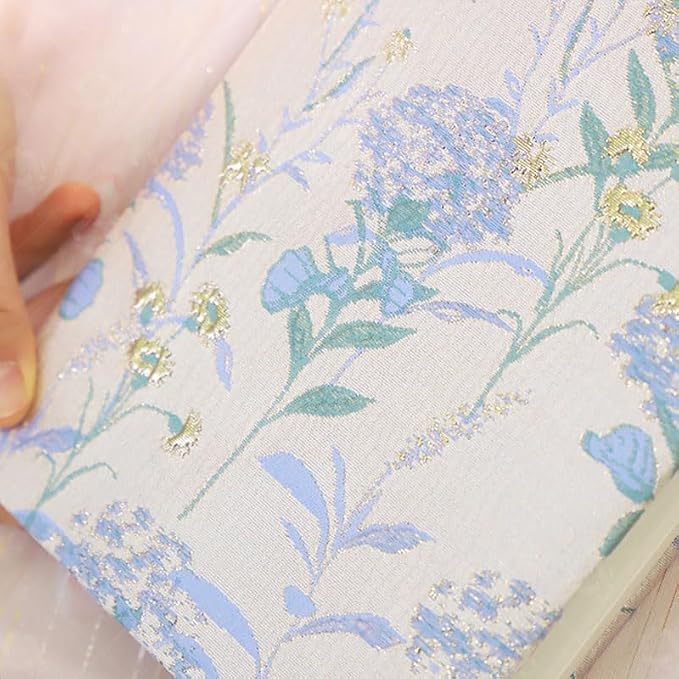 Paperback Book Cover Protector, A5 Book Covers for Hardcover, Book Sleeve for Book Lovers, Soft Cloth Book Covers with Bookmark Fit for 5.5 x 8.2 inch Notebook Textbooks Bible - Blue Dandelion Pattern