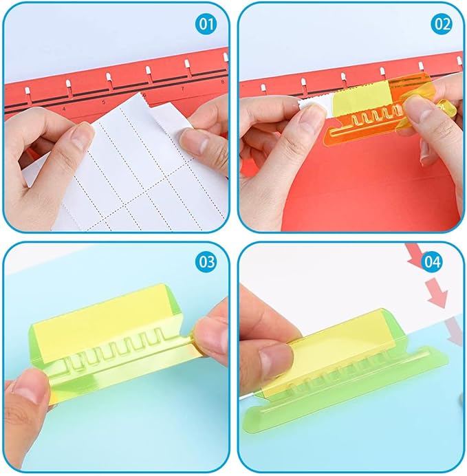File Folder Tabs Hanging File Folder Labels 60 Sets Plastic File Tabs with Inserts for Hanging Files