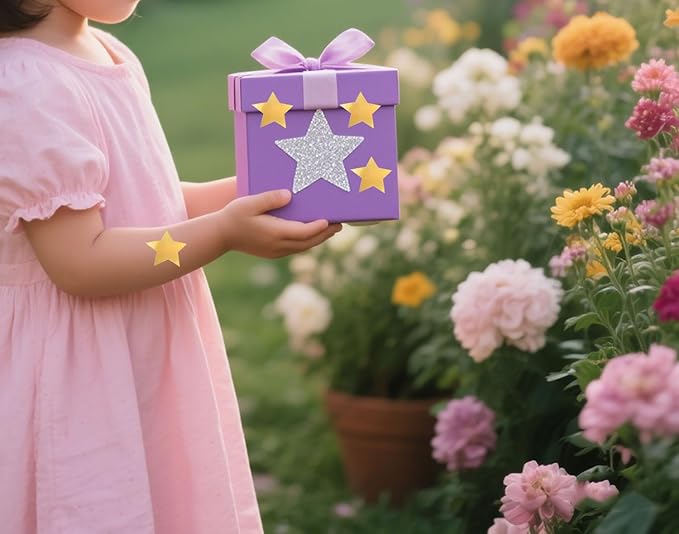 1000Pcs Small Star Stickers Gold Star Stickers 1" Diameter for Reward, Arts Supplies Planner