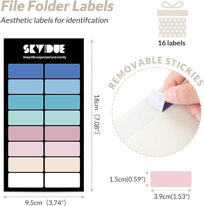 SKYDUE Accordion File Organizer, Expanding File Folder with 8 Pockets, Portable Document Paper Receipt Organizer, Letter/A4 Size Filing Folder School Office Supplies Cream