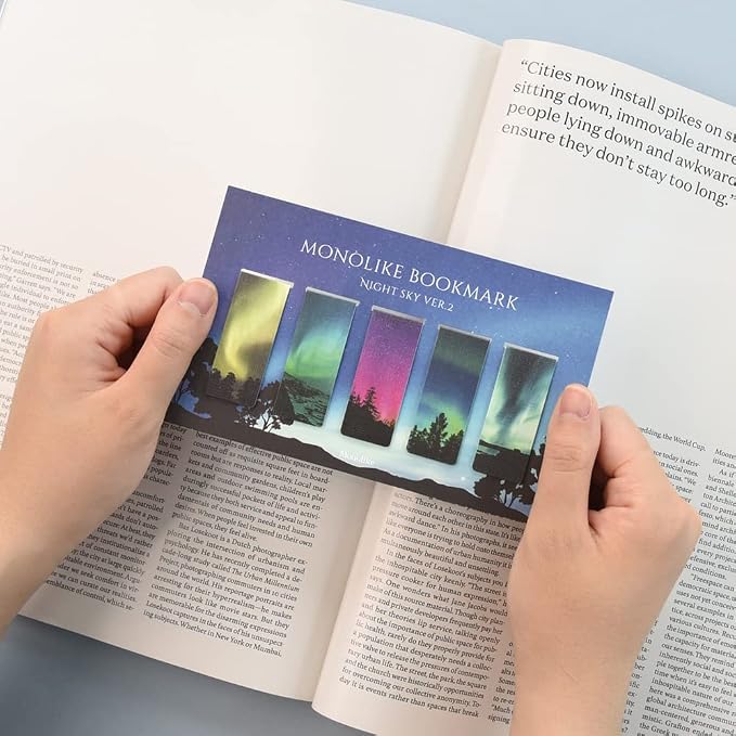Monolike Magnetic Bookmarks Night Sky Ver.2, Set of 5