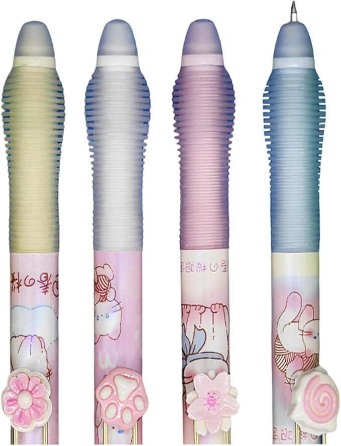 8 PCS Novelty Panda Sakura Erasable Pens Erasable Gel Pens With Black Ink For School Office Christmas Birthday Party