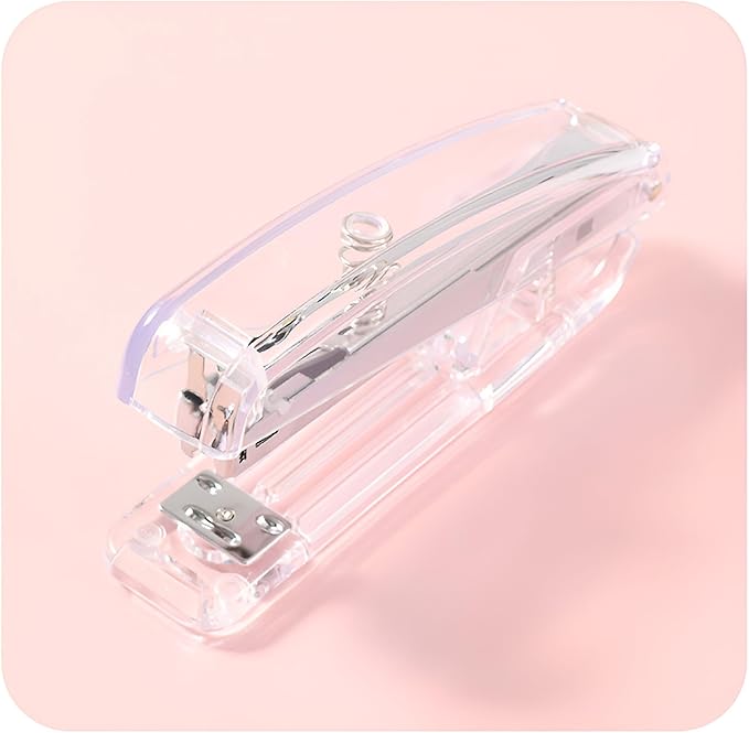 Rose Gold Stapler Hole Punch Staple Remover,1 Pc Stapler Home Essentials,Office Cabinet