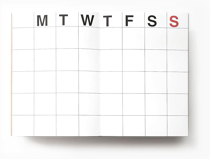 JSTORY Small Monthly Planner Set of 2 Stitch Bound Flat Lay Compact Handy Year Round Flexible Cover Goal/Time Organizer Thick Paper Eco Friendly Customizable A6 16 Months 18 Sheets Each Kraft