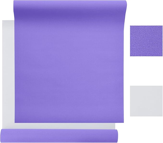 Purple Fabric Book Cover, 17x55', Paper Backed, Book Binding Cloth for Book Binding, Bookbinding Supplies