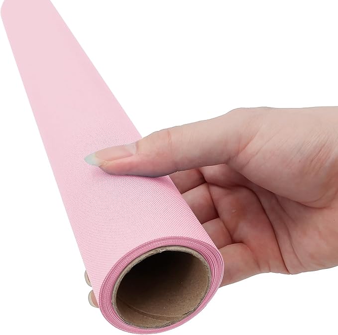 Book Cloth,17x55”,bookcloth,Cloth Book Cover,Fabric Book Cover, Fabric Surface and Paper Backed,Book Binding Cloth,Book Cloth for Book Binding,Bookbinding Supplies (Candy Pink,17in x 55in)