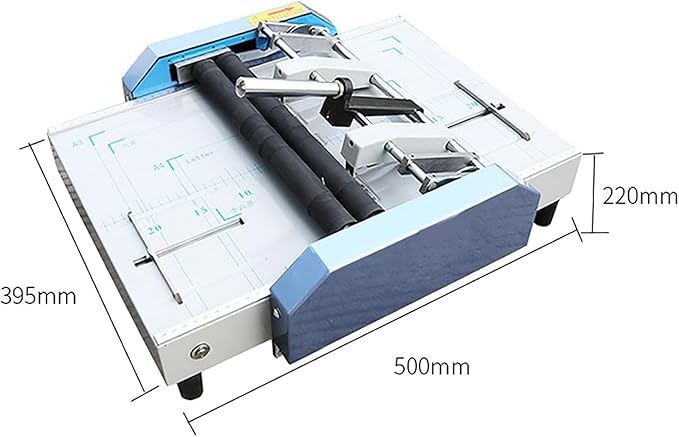 Heavy Duty Paper Stapler, A3 Booklet Making Machine with 20 Sheet Capacity, 5 Nail Positions and Support Various Discount Methods
