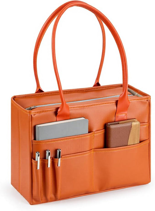 File Tote Bag, Portable File Organizer Box Hanging Filing Box Desktop File Folder Document Storage Organizer with Pockets and Handles