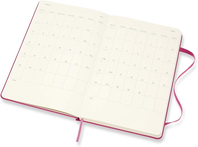 Moleskine 18 Month 2020-2021 Weekly Planner, Hard Cover (DHD1318WN3Y21)