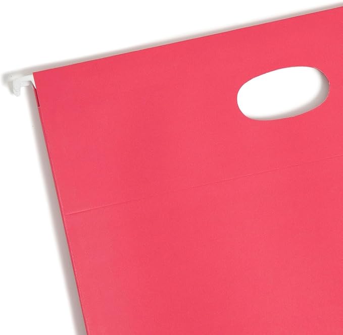 Smead Hanging Pocket with Full-Height Gusset, 3-1/2" Expansion, Letter Size, Assorted Colors, 12 per Pack (64291)