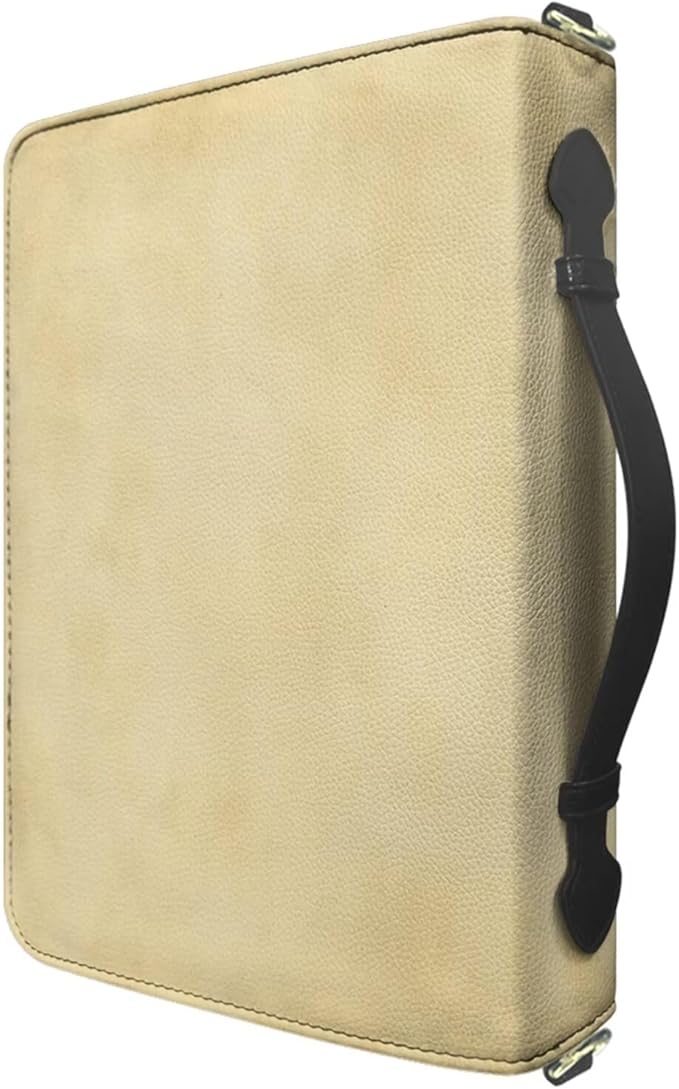 Personalized Bible Cover with Name, Our Lady of Guadalupe Design Custom Bible Case with Strap and Handle, Vegan Bible Cover Case with Inner Pockets and Pen Loop, Bible Study Supplies, L