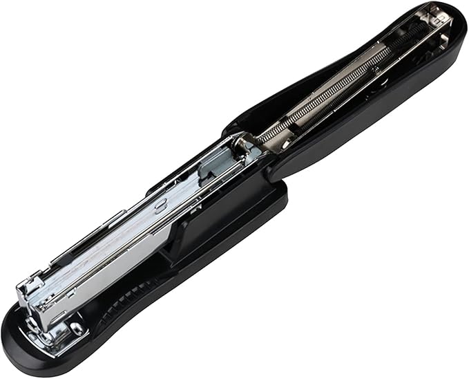 Liudan Stapler Stapler Handheld Stapler Rotatable Stapler Classroom or Desktop Accessories can Hold 20 Pages of Paper 3 Colors Desktop Stapler (Color : Blue, Size : A)
