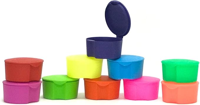 Mintra Home Utility Boxes (Assorted, 3.125inW x 1.5inH Round) - 10 Pack