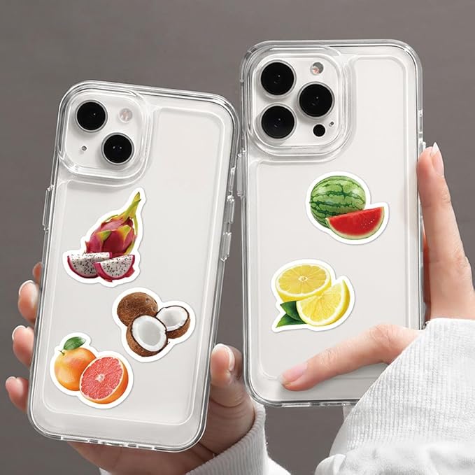500 PCS Realistic Fruit Stickers 1 Inch - 10 Assorted Reward Stickers for Classroom, Scrapbooking, Crafts - Teacher Supplies, Student Rewards, Kids Activities