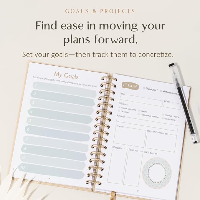 The ADHD Planner - Undated Daily Weekly Schedule Organizer Journal for Disorganized People - Habit Tracker Record Emotions & Mood - Academic Goals - Structure & Focus for Adults Brains (Spiral)