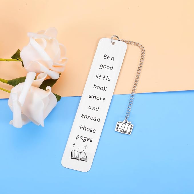 Smutty Bookmark Gifts for Women, Funny Bookmark for Women Bookish Nerds Bookworm Spicy Romance Bookmarks for Female Friends Her, Book Lovers Gifts, Christmas Stocking Stuffers for Women Men