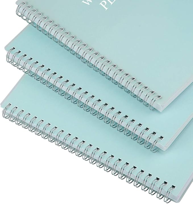 Nokingo Undated Planner for 2026 or Any Year - Weekly & Monthly Organizer Notebook & Journal to Track Goals, 5.85" x 8.25", Perfect to Organize Your Daily Life, Teal Weekly Monthly Planner Undated