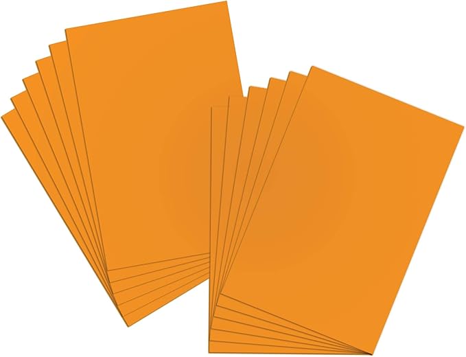 BAZIC Products Poster Board Orange 22" x 28" 25 Sheets