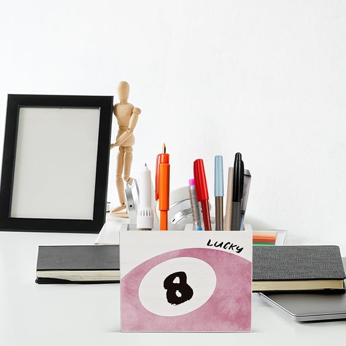 Pink Girly Office Decor Preppy Coquette Bow Room Decor for Girl Women Daughter Pink Pen Holder for Desk Girl Room Workplace Library Bedroom desk decor Holder2833