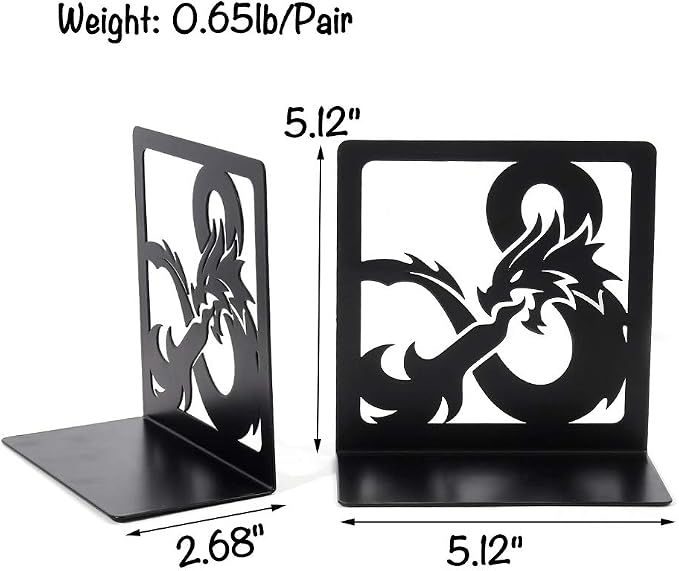 Book Ends, Bookends, Book Ends for Shelves, 1 Pair Non Skid Metal Book Divider Decorative Holder, Abstract Art Desgin Book Stopper Supports for Office, Home (1pair E)