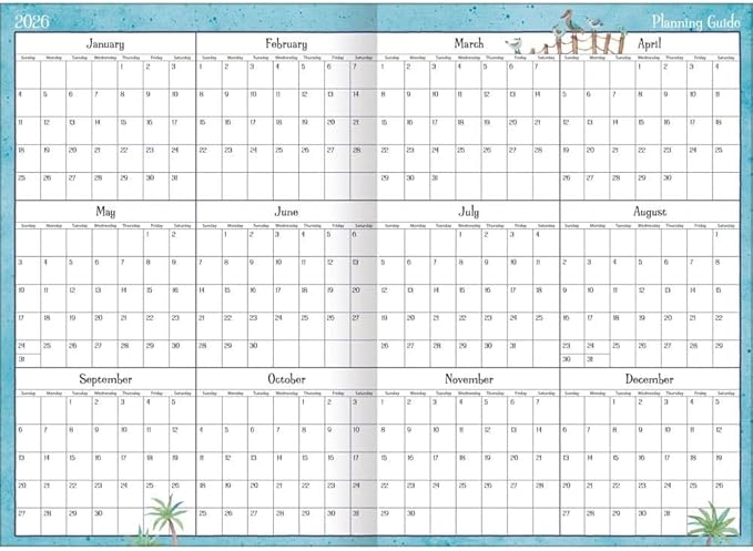 Lang, Simple Inspirations Monthly 2026 Pocket Planner, 4.9'' X 6.6'', Weekly Calendar with Case Binding