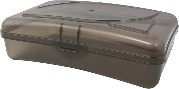 Cra-Z-Art Plastic School Box, 2-3/16"H x 5-3/16"W x 8"D, Assorted Colors