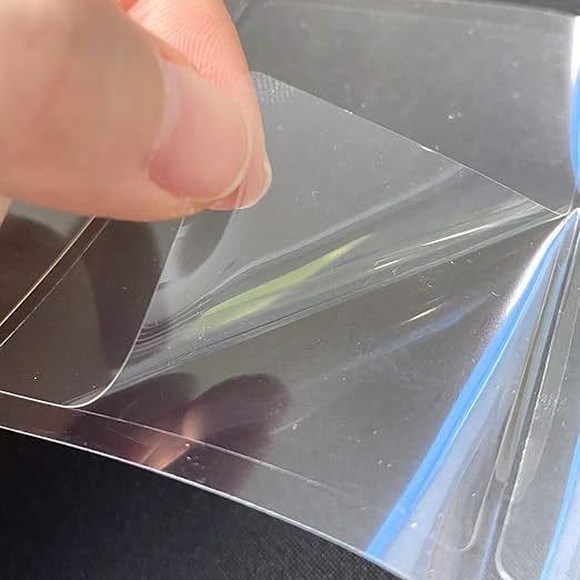 Clear Label Protector,Clear Packing Seal Lable,2.5X3 Inch Transparent Tape Adhesive Stickers，500 Pcs