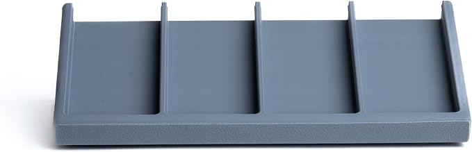 Remote Holder Organizer Pedestal Caddy compatible with Lutron Pico Remotes, Anti-Slip Feet, Holds 4 Remotes, Grey, Indoor Use Only