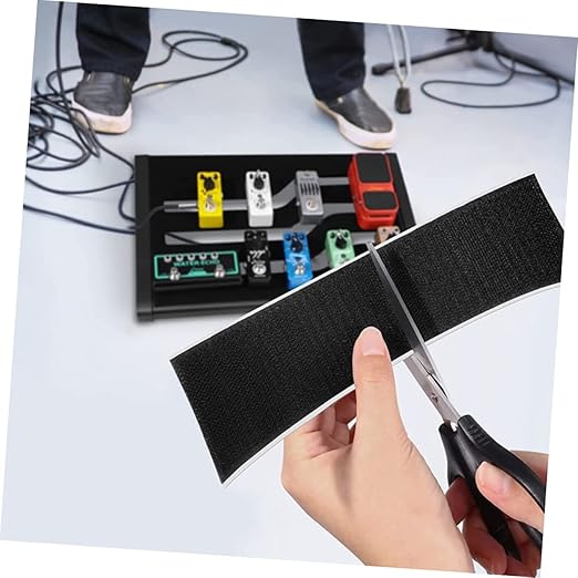 YARNOW 2 Rolls Guitar Pedal Mounting Tape Strips Tape for Pedal Board Accessories Strong Adhesive Durable During Performances