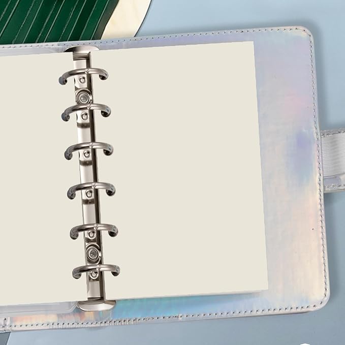 A7 Planner Inserts, Binder Refills for 6 Ring Spiral Notebook, Mini Blank Paper,6 Holes,for Portable planner, 45sheets/90 pages, 4.84 x 3.23'', Harphia