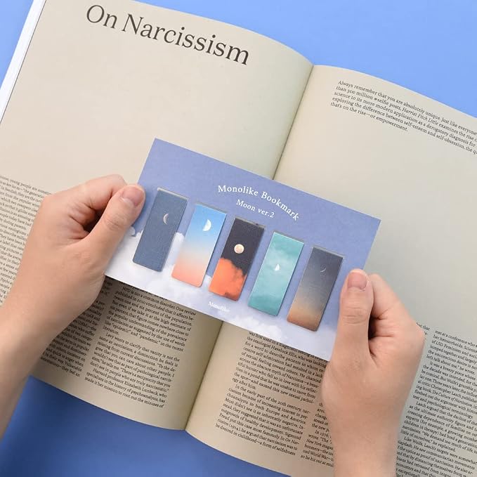 Monolike Magnetic Bookmarks Moon Ver.2, Set of 5