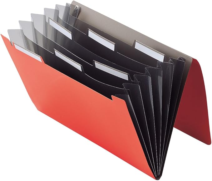 Lihit Lab A7589-22 Carrying Document Smart Fit A4 6 Pocket Olive