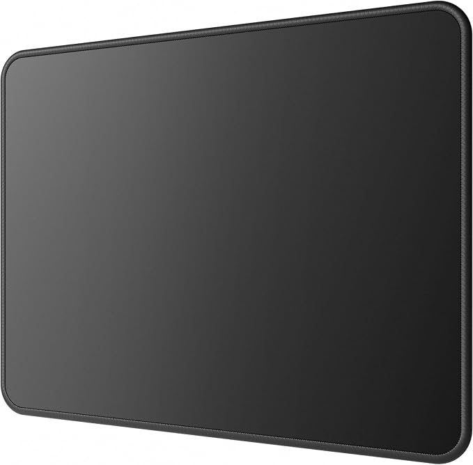 MROCO Essential Gaming Mouse Pad, 50% Expanded Size, 14 x 11 in, Black | Extended Size, Anti-Fray Stitched Edges, Premium Textured Surface, Non-Slip Rubber Base, Water & Stain Resistant Protection