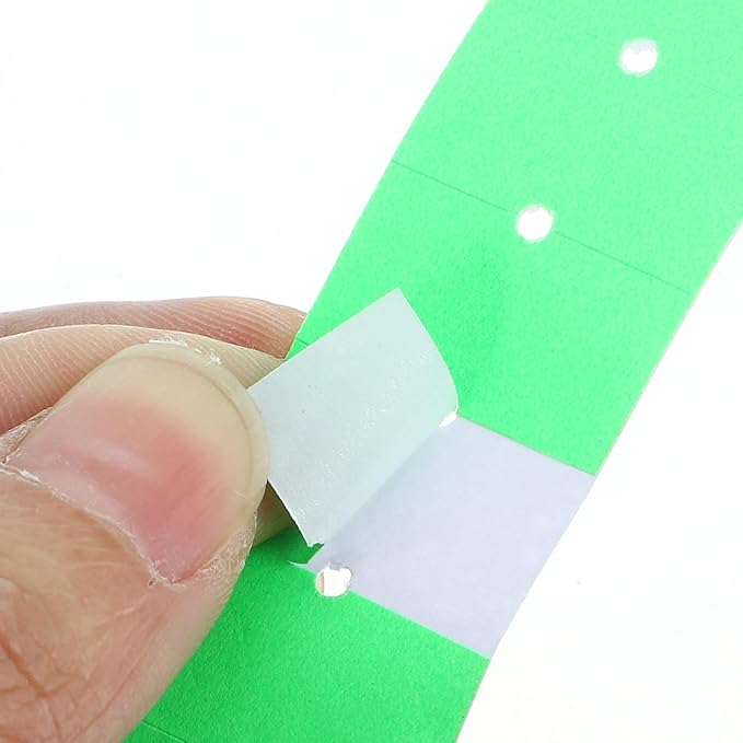 5000pcs Self-Adhesive Price Tag Labels Tape Sign Paper for Price Gun Labeler, Fluorescent Green 5a, 10 Rolls for Retail Store Pricing and Office Labeling