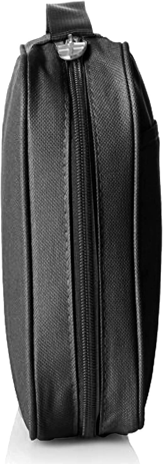 Armor of God Bible Cover & Book Cover | Oxford Cloth with Handle & Cross Emblem Zipper-Pull | 4 Pen Loops Inside Cover | Outside Pocket | Black & Lavender | Large & XL