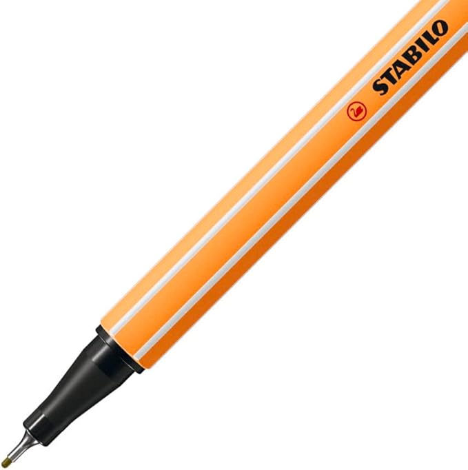 Fineliner - STABILO Point 88 - Wallet of 10 - Assorted Colors