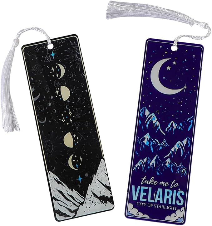 Dungeon Crawler Carl Princess Donut Bookmarks Book Lover Book Charm School Supplies Office Stationery DCC Fans Birthday Gift (2pcs Acotar)