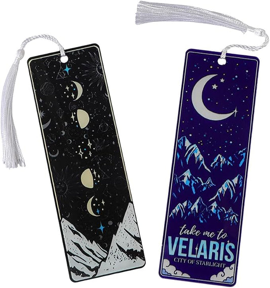 Dungeon Crawler Carl Princess Donut Bookmarks Book Lover Book Charm School Supplies Office Stationery DCC Fans Birthday Gift (2pcs Acotar)