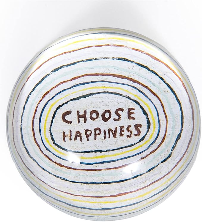 Sugarboo & Co. Choose Happiness Paperweight - 4"x4"